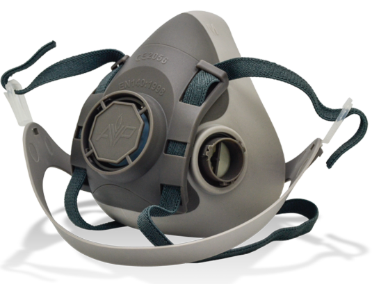 RESPIRADOR MEDIO ROSTRO CON DOS FILTROS SERIE DP600